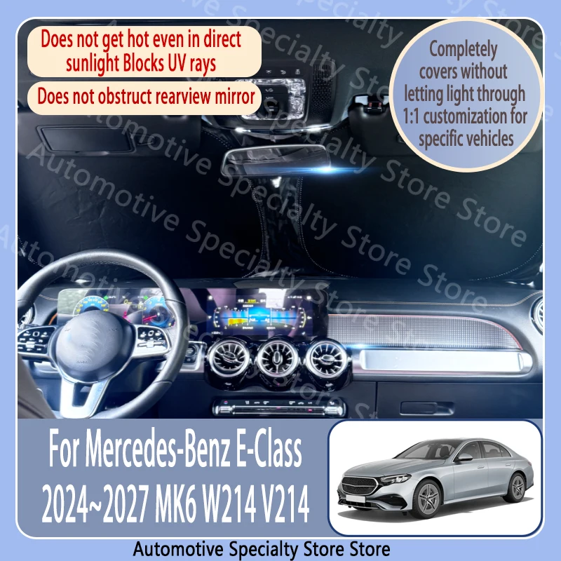 For Mercedes-Benz E-Class 2024~2027 W214 Front Windshield Sunshade Privacy curtain Car Heat Sun Visor High quality Accessories
For Mercedes-Benz E-Class 2024~2027 W214 Front Windshield Sunshade Privacy curtain Car Heat Sun Visor High quality Accessories