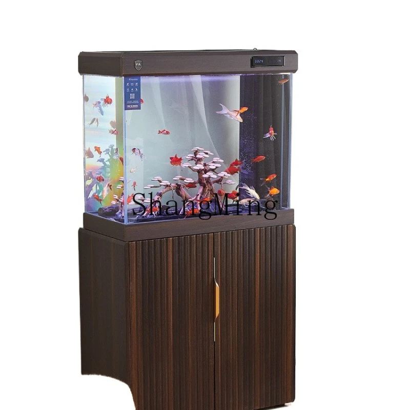 ZYH new Chinese fish tank with cabinet bottom filter integrated office floor water-free landscaping fish tank
ZYH new Chinese fish tank with cabinet bottom filter integrated office floor water-free landscaping fish tank
