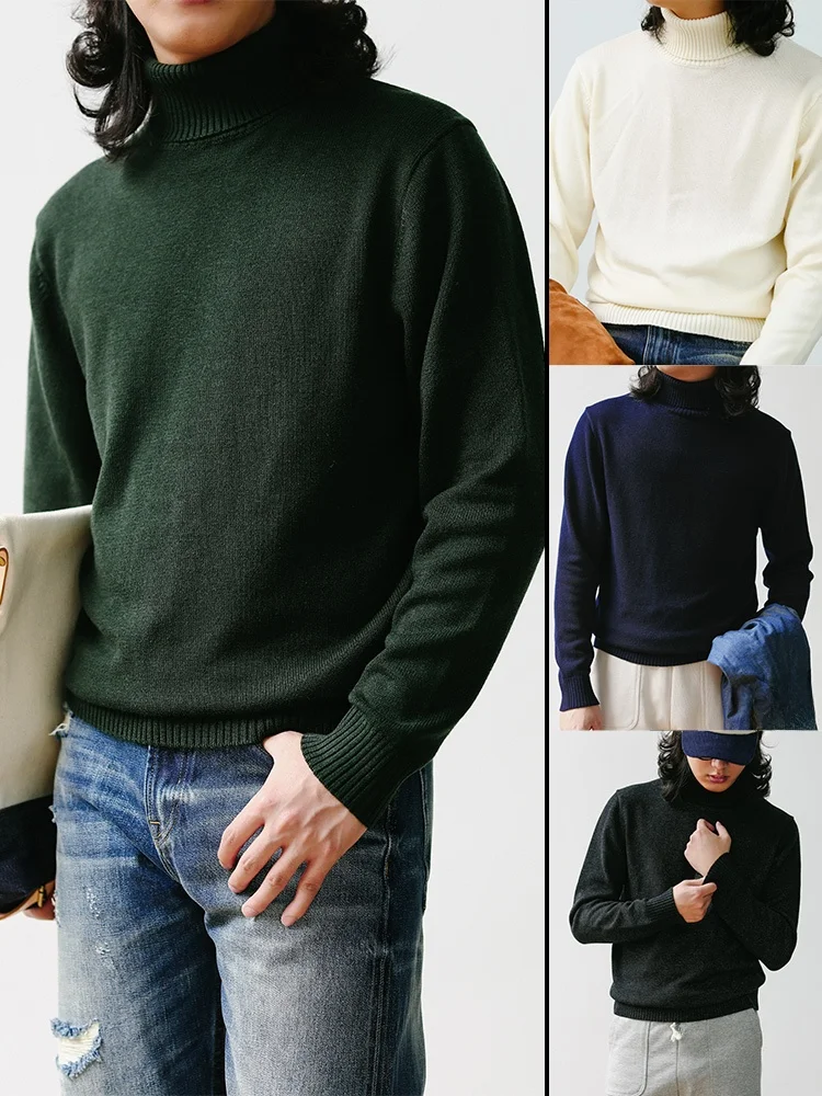 High-End Gentleman's College Sle Warm High Ne American Retro Knitted Base irt Narrow Width Men's Sweater Mbbcar
High-End Gentleman's College Sle Warm High Ne American Retro Knitted Base irt Narrow Width Men's Sweater Mbbcar