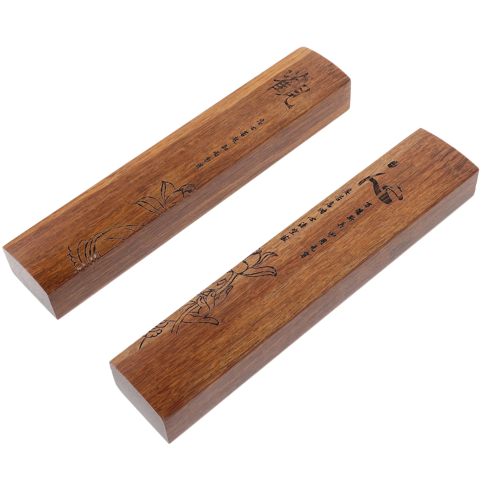 2 Pcs Wooden Ruler Painting Writing Paperweights Press Calligraphy Drawing Vintage
2 Pcs Wooden Ruler Painting Writing Paperweights Press Calligraphy Drawing Vintage