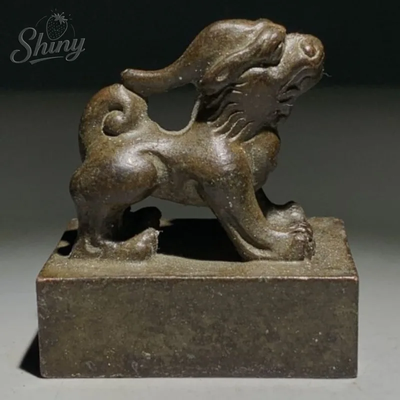Antique Collection Copper Auspicious Beast Seal Engraved Stamp Ornament Copperware
Antique Collection Copper Auspicious Beast Seal Engraved Stamp Ornament Copperware