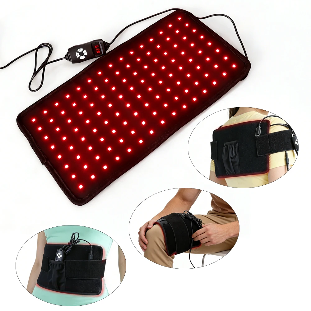 NEW 850nm 660nm 120 LEDs Red Light Belt Back Pain Relief Waist Heat Pad Home Use Joint Muscle Relieve Beauty Health Tool
NEW 850nm 660nm 120 LEDs Red Light Belt Back Pain Relief Waist Heat Pad Home Use Joint Muscle Relieve Beauty Health Tool