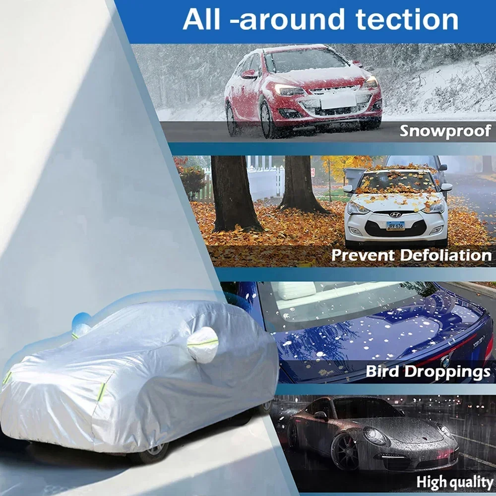 Car Cover Outdoor Protection Full Exterior Snow Cover Sunshade Dustproof Oxford Protection Cover Universal
Car Cover Outdoor Protection Full Exterior Snow Cover Sunshade Dustproof Oxford Protection Cover Universal