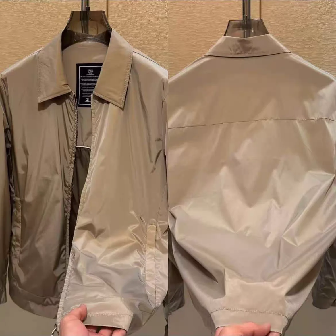 Spring 2026 Men's Fashionable Casual Collar Jacket Stylish Business Leisure Top Trendy Handsome Outerwear Long Sleeve Zipper
Spring 2026 Men's Fashionable Casual Collar Jacket Stylish Business Leisure Top Trendy Handsome Outerwear Long Sleeve Zipper