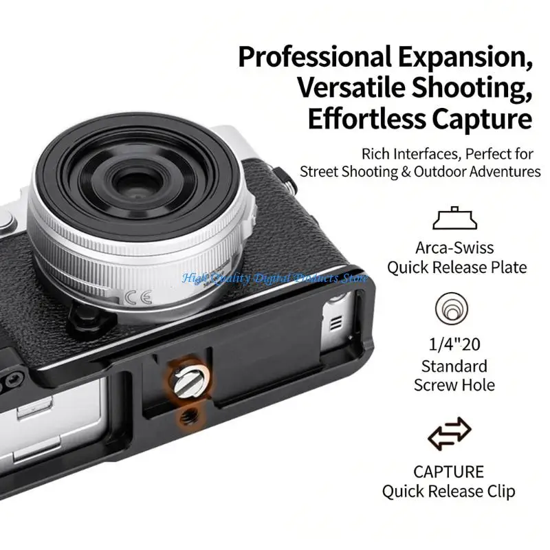 U2JE Strong Metal Quick Release Plate L Type Hand Grip For XE5 Camera Handle With Relaxed L Grip
U2JE Strong Metal Quick Release Plate L Type Hand Grip For XE5 Camera Handle With Relaxed L Grip