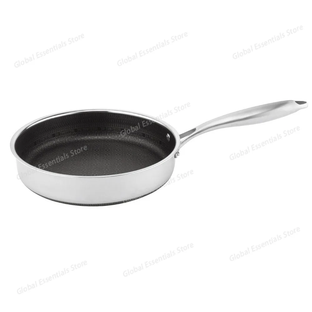 1pc 4-Layer Thickened 316L Stainless Steel Non-Stick Pan, Dual-Purpose Frying & Stir-Frying Pan for Home Use
1pc 4-Layer Thickened 316L Stainless Steel Non-Stick Pan, Dual-Purpose Frying & Stir-Frying Pan for Home Use