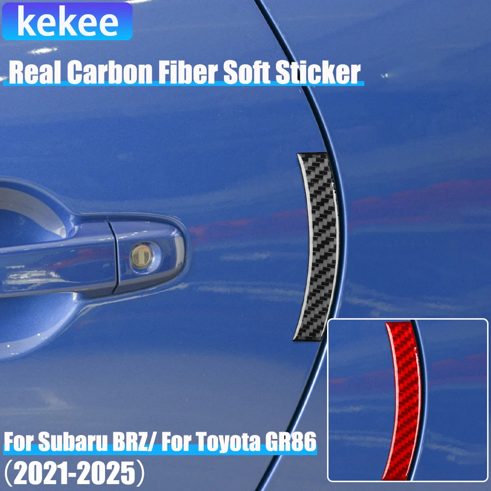 Real Carbon Fiber Car Accessories Door Protection Cover Soft Sticker For Subaru BRZ/ For Toyota GR86 2021 2022 2023 2024 2025
Real Carbon Fiber Car Accessories Door Protection Cover Soft Sticker For Subaru BRZ/ For Toyota GR86 2021 2022 2023 2024 2025