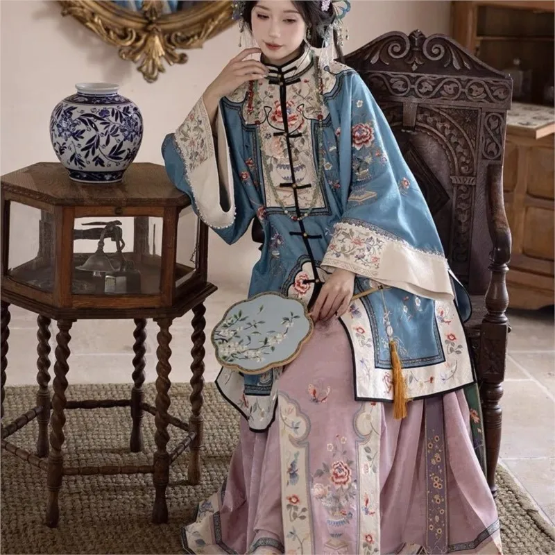 Ning'an Jinxiu Heavy Industry Qing for Embroidery Han Women's Daily Two-Piece Overskirt Suit Pack
Ning'an Jinxiu Heavy Industry Qing for Embroidery Han Women's Daily Two-Piece Overskirt Suit Pack