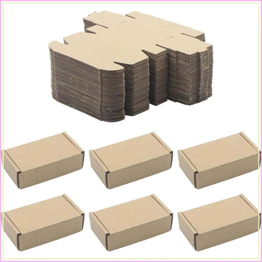 50 Pack Kraft Paper Boxes, Foldable Rectangular Packing Box for Shipping & Storage, Brown, 3.62x1.98x1.02 in
50 Pack Kraft Paper Boxes, Foldable Rectangular Packing Box for Shipping & Storage, Brown, 3.62x1.98x1.02 in