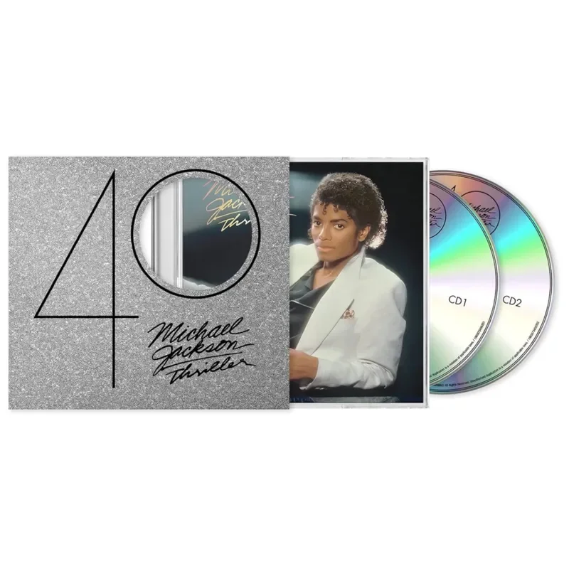 Michael Jackson Thriller 2CD Album for Michael Jackson 40th Anniversary
Michael Jackson Thriller 2CD Album for Michael Jackson 40th Anniversary