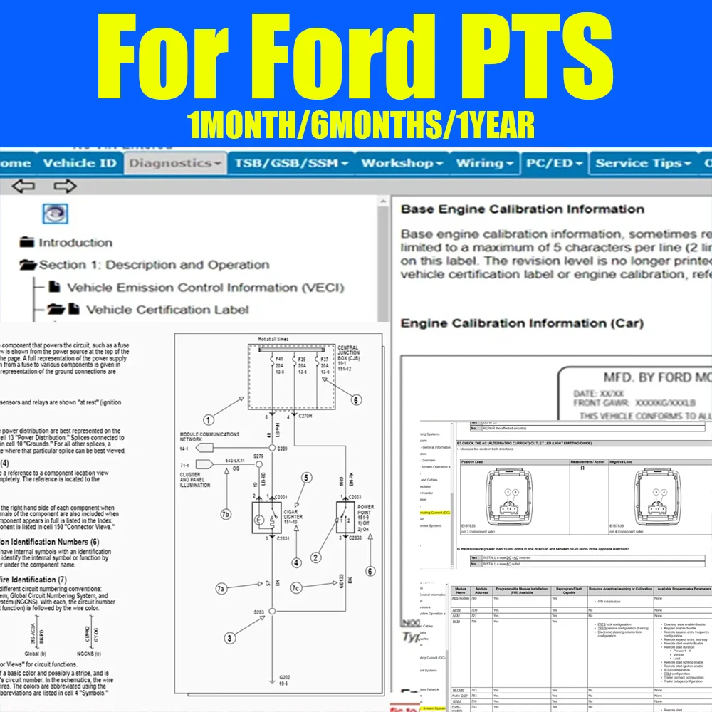 2026 For Ford PTS Online Account for Alldata Manual Wiring Diagram Pats Inquiry Car Repair Software Full Version Mobile/PC Login
2026 For Ford PTS Online Account for Alldata Manual Wiring Diagram Pats Inquiry Car Repair Software Full Version Mobile/PC Login
