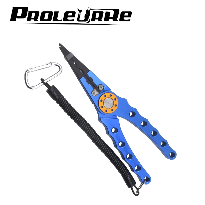 Proleurre Aluminum alloy body fishing pliers cutting pliers high strength pliers Multifunction Pliers Equipment Fishing tackle
Proleurre Aluminum alloy body fishing pliers cutting pliers high strength pliers Multifunction Pliers Equipment Fishing tackle