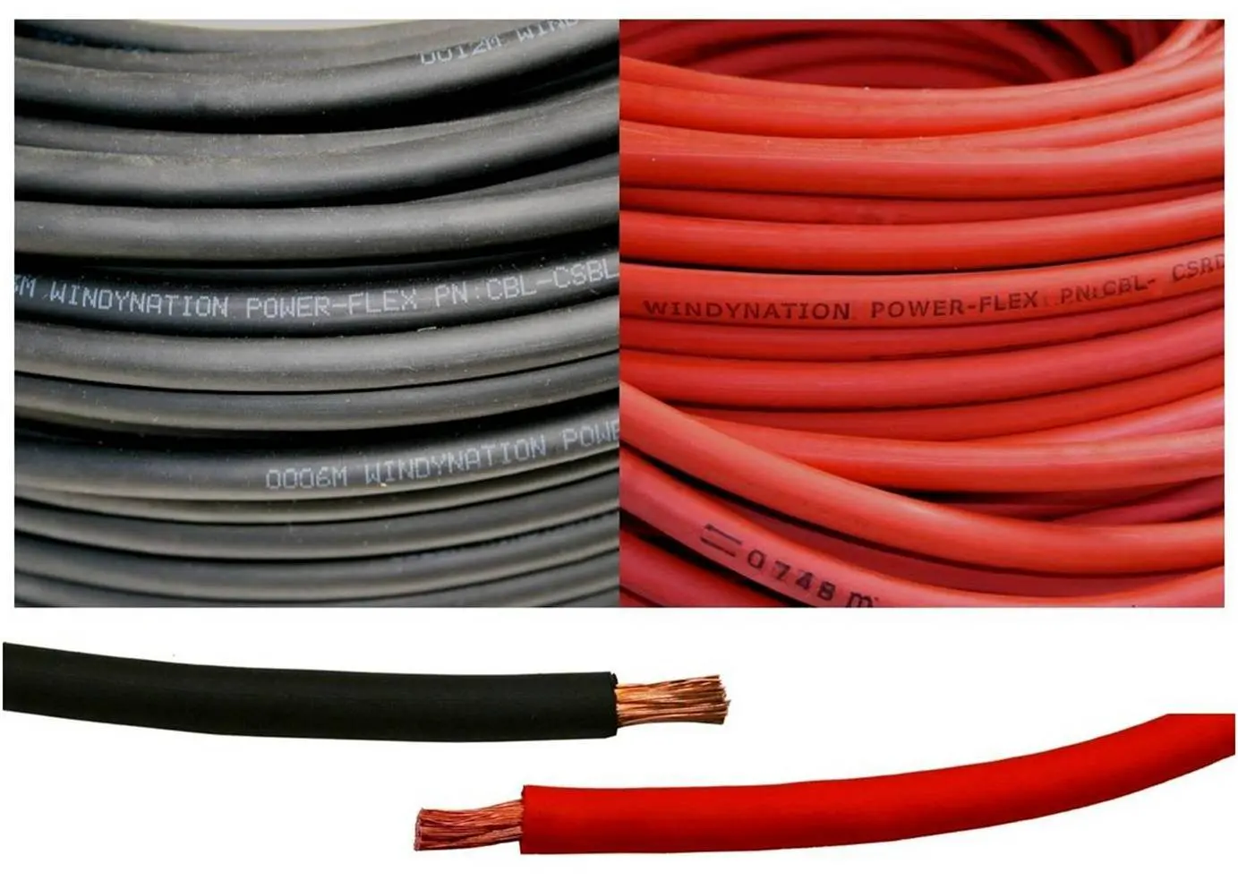 4 AWG 25ft Red + 25ft Black Pure Copper Welding Cable for Car Inverter RV Solar
4 AWG 25ft Red + 25ft Black Pure Copper Welding Cable for Car Inverter RV Solar