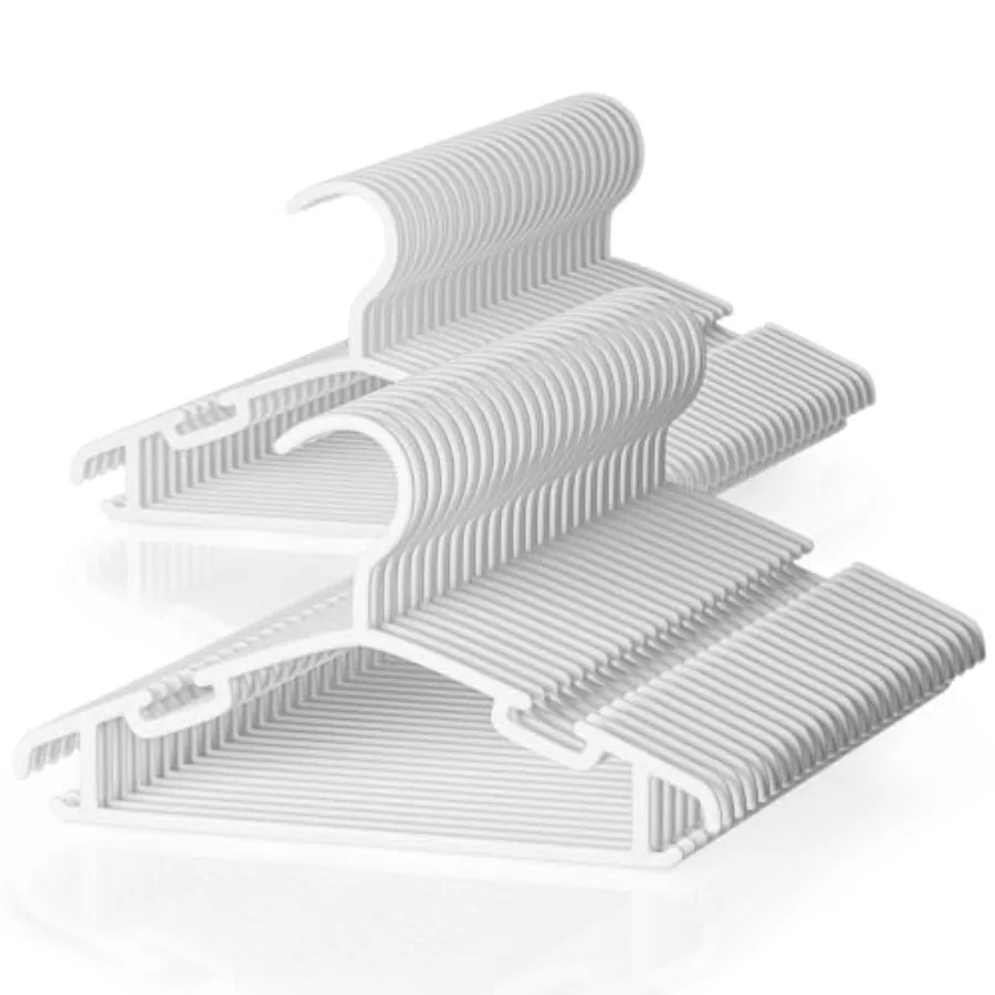 Plastic Hangers, Baby Clothes Hangers for Closet Non-Slip Toddler Hangers for Infant Child Clothing, Small,for Pants Coats Skir
Plastic Hangers, Baby Clothes Hangers for Closet Non-Slip Toddler Hangers for Infant Child Clothing, Small,for Pants Coats Skir