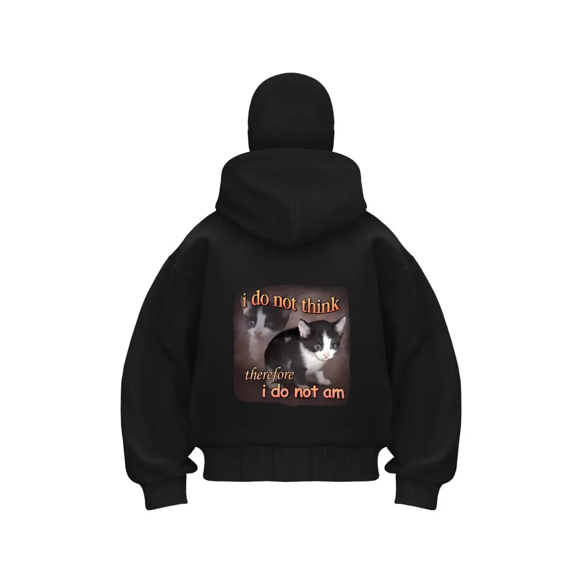 I Do Not Think Cat Meme Typography Double Hood Balaclava Men Zip Hoodie Winter Warm
I Do Not Think Cat Meme Typography Double Hood Balaclava Men Zip Hoodie Winter Warm