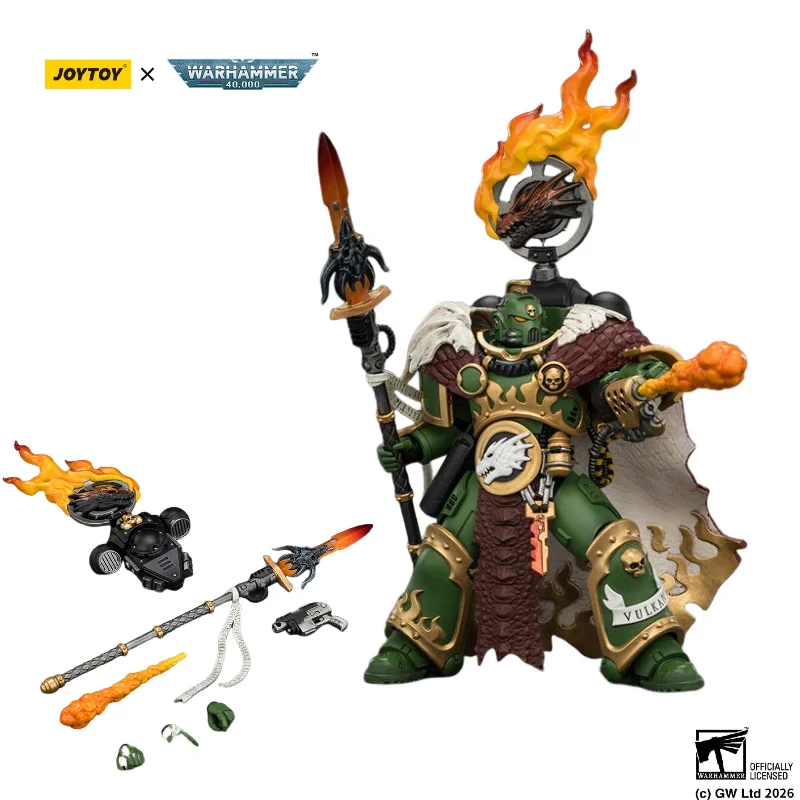 Pre-order JOYTOY Warhammer 40K Salamanders Vulkan He'stan The Forgefather 1/18 Scale JT04438 Sci-Fi Collectible Action Figure
Pre-order JOYTOY Warhammer 40K Salamanders Vulkan He'stan The Forgefather 1/18 Scale JT04438 Sci-Fi Collectible Action Figure
