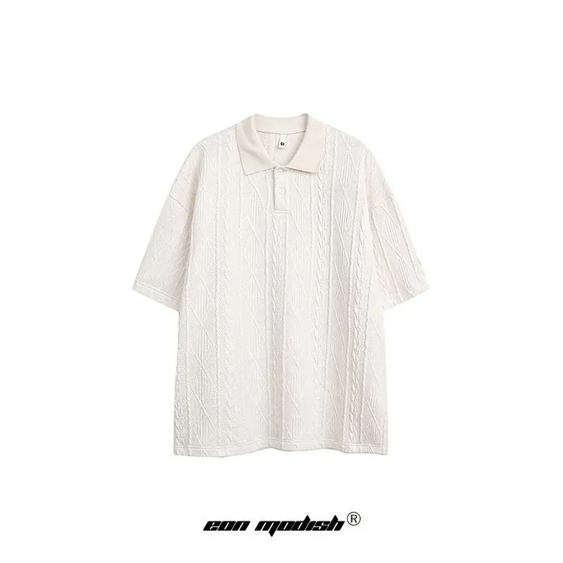 Man Knitting Sweater Short Sleeve Top Retro Minimalist Loose Polo Collar T Shirt 2025 Summer New Short-Sleeve Design
Man Knitting Sweater Short Sleeve Top Retro Minimalist Loose Polo Collar T Shirt 2025 Summer New Short-Sleeve Design