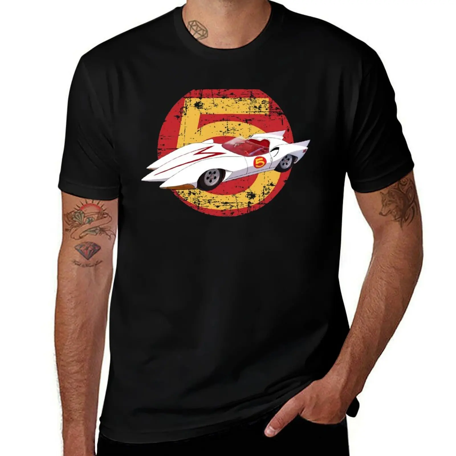 Mach 5 - Distressed T-Shirt t shirt man casual man t shirt cotton high quality T-Shirt 
Mach 5 - Distressed T-Shirt t shirt man casual man t shirt cotton high quality T-Shirt