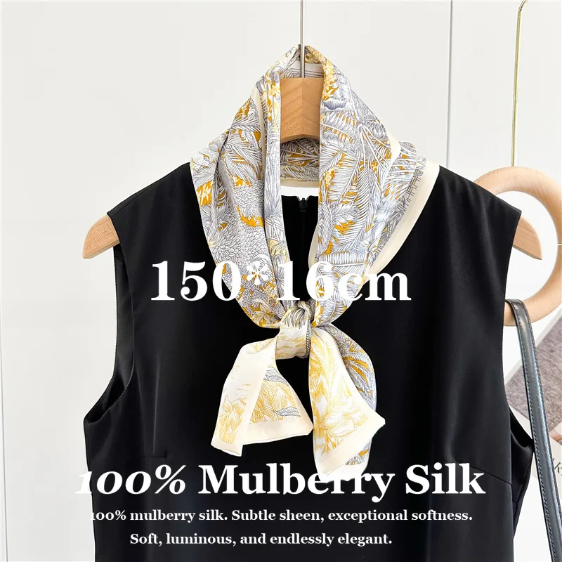 100% Mulberry Silk Wrist Scarf 150*16cm for Neckerchief Luxury Gift Her for Women Girls Bag Handle Wrap High Quality Hairband
100% Mulberry Silk Wrist Scarf 150*16cm for Neckerchief Luxury Gift Her for Women Girls Bag Handle Wrap High Quality Hairband