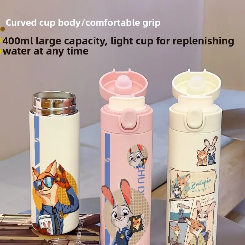 Стакан Zootopia Nick & Judy из нержавеющей стали 304, легкий детский термос с двойными стенками
Стакан Zootopia Nick & Judy из нержавеющей стали 304, легкий детский термос с двойными стенками