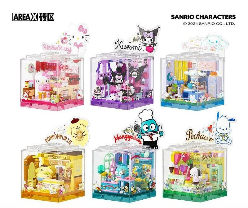 Sanrio's Building Blocks Toy Kawaii Hello Kitty Pom Pom Purin Desktop Decoration Ins Korean Cartoon Anime Friends Birthday Gift
Sanrio's Building Blocks Toy Kawaii Hello Kitty Pom Pom Purin Desktop Decoration Ins Korean Cartoon Anime Friends Birthday Gift
