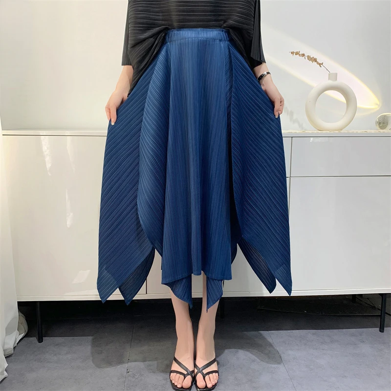 ALSEY Pleated Women's Half Skirt Loose Plus Size Skirt Irregular Comfortable Casual High Waist Slim Design 2024 Summer New
ALSEY Pleated Women's Half Skirt Loose Plus Size Skirt Irregular Comfortable Casual High Waist Slim Design 2024 Summer New