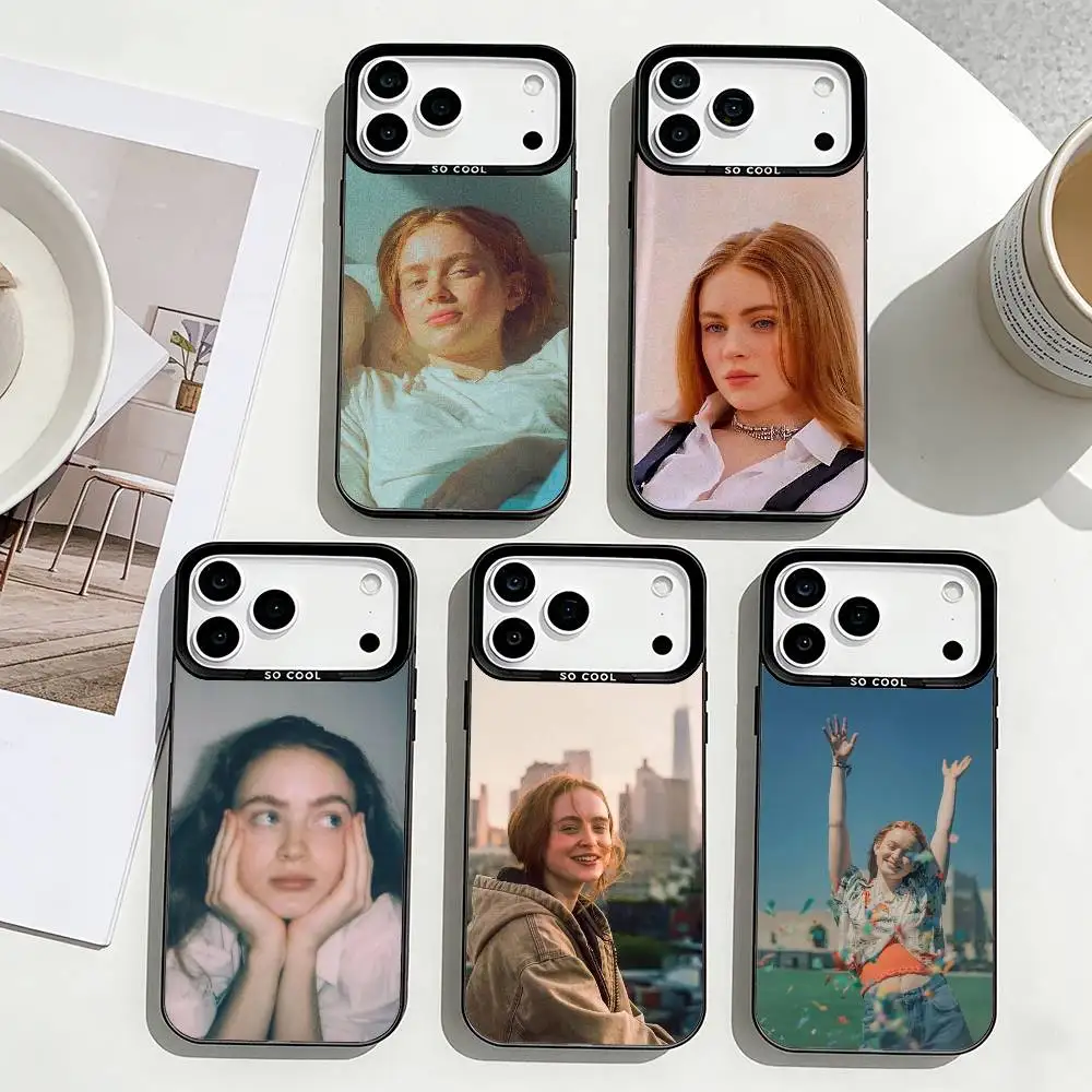 Retro Chic Vibe Sadie Sink Phone Case For iPhone17,16,15,14,13,12,Pro Max Black Colored Silver Plated Inside Cover
Retro Chic Vibe Sadie Sink Phone Case For iPhone17,16,15,14,13,12,Pro Max Black Colored Silver Plated Inside Cover