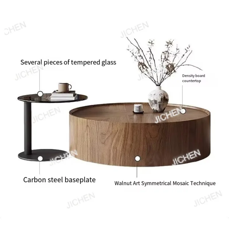 Chinese Factory Modern Coffee Table Round Coffee Table Living Room Coffee Table with Storage
Chinese Factory Modern Coffee Table Round Coffee Table Living Room Coffee Table with Storage