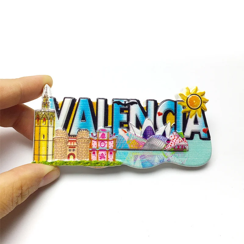 Cute Spain Valencia 3D Resin Fridge Magnet - Refrigerator Magnets Cute Magnets Home Decor Items Aimants Frigo
Cute Spain Valencia 3D Resin Fridge Magnet - Refrigerator Magnets Cute Magnets Home Decor Items Aimants Frigo