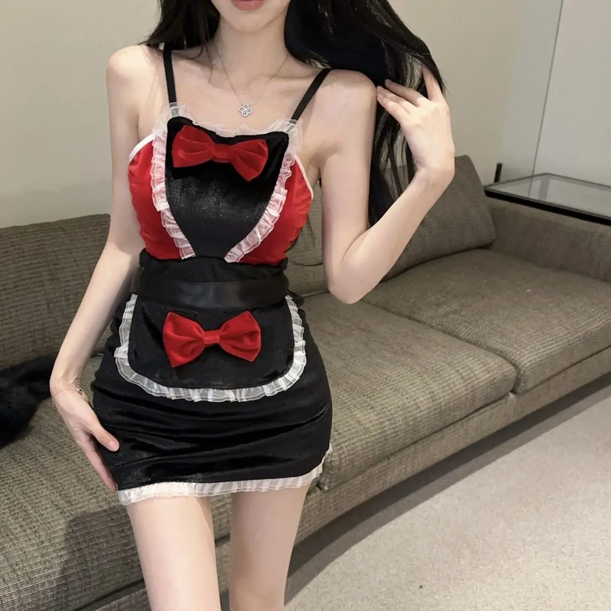 Gagarich Christmas Fashion Slim Fit Ruffle Edge Patchwork Hip Hugging Skirt Spicy Pleated Contrasting Bow Decoration Trendy
Gagarich Christmas Fashion Slim Fit Ruffle Edge Patchwork Hip Hugging Skirt Spicy Pleated Contrasting Bow Decoration Trendy