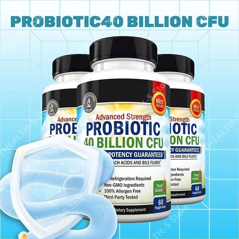 Ежедневная пробиотическая пищевая добавка - 40 миллиардов КОЕ для здоровья кишечника - Пробиотики для мужчин и женщин - Поддержка пищеварения
Ежедневная пробиотическая пищевая добавка - 40 миллиардов КОЕ для здоровья кишечника - Пробиотики для мужчин и женщин - Поддержка пищеварения