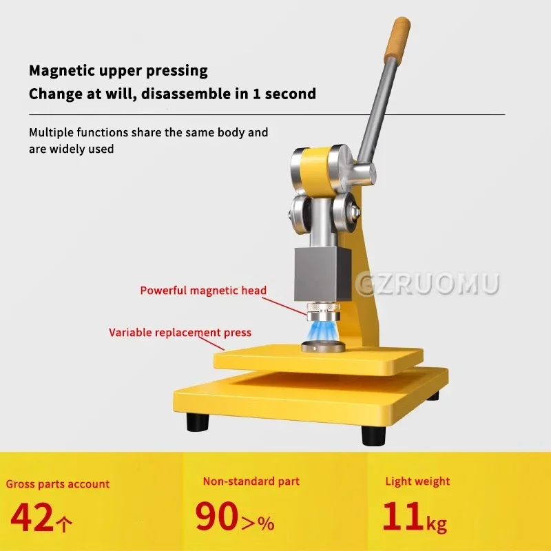 Desktop Small Leather Manual Die Cutter (160x120mm) – DIY Handmade Craft Press for Leather Embossing, Stamping & Forming Sampli
Desktop Small Leather Manual Die Cutter (160x120mm) – DIY Handmade Craft Press for Leather Embossing, Stamping & Forming Sampli