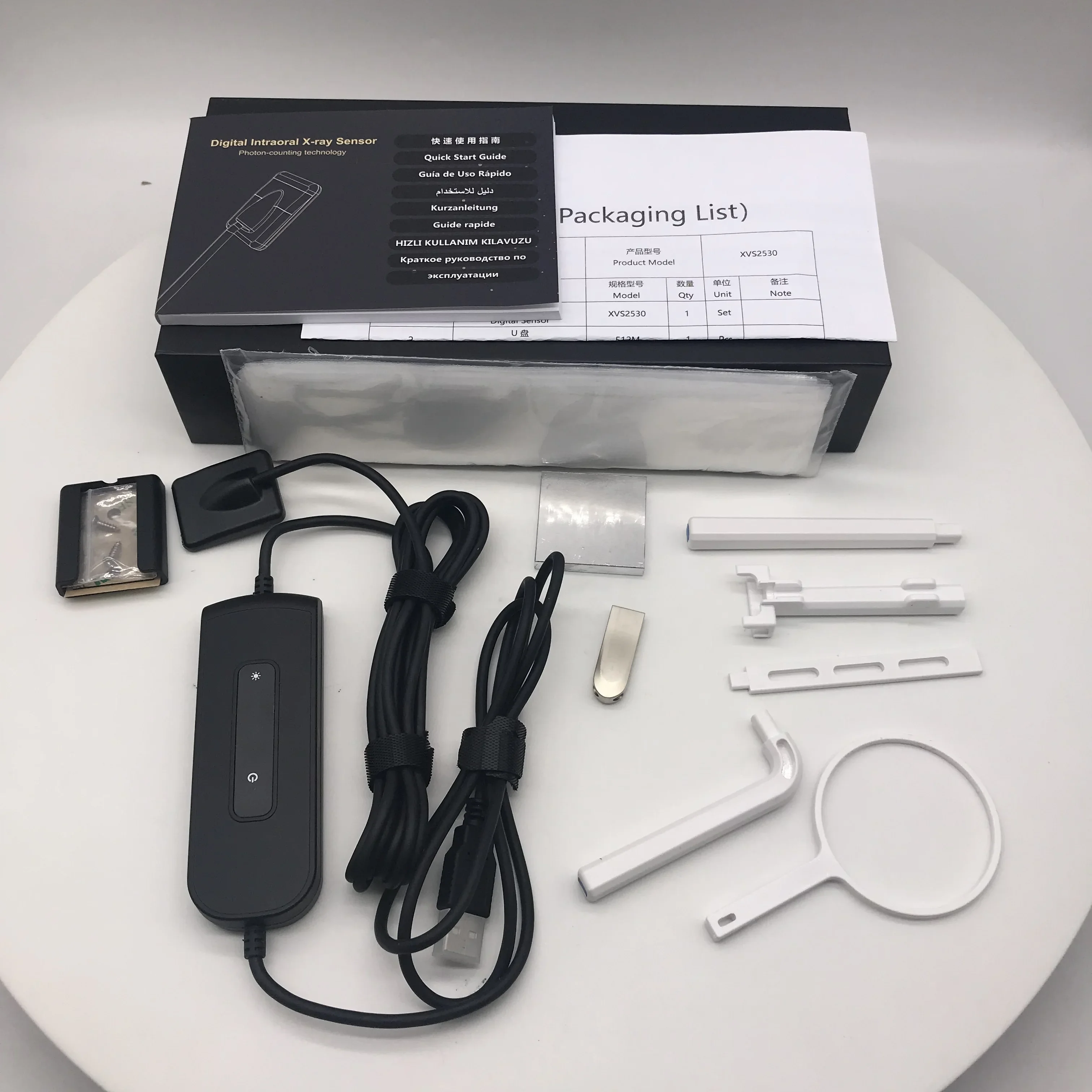 Intra Oral X-Ray Detector Sensor Size 1.5 Low-Dose Photon-Counting Dental Digital
Intra Oral X-Ray Detector Sensor Size 1.5 Low-Dose Photon-Counting Dental Digital