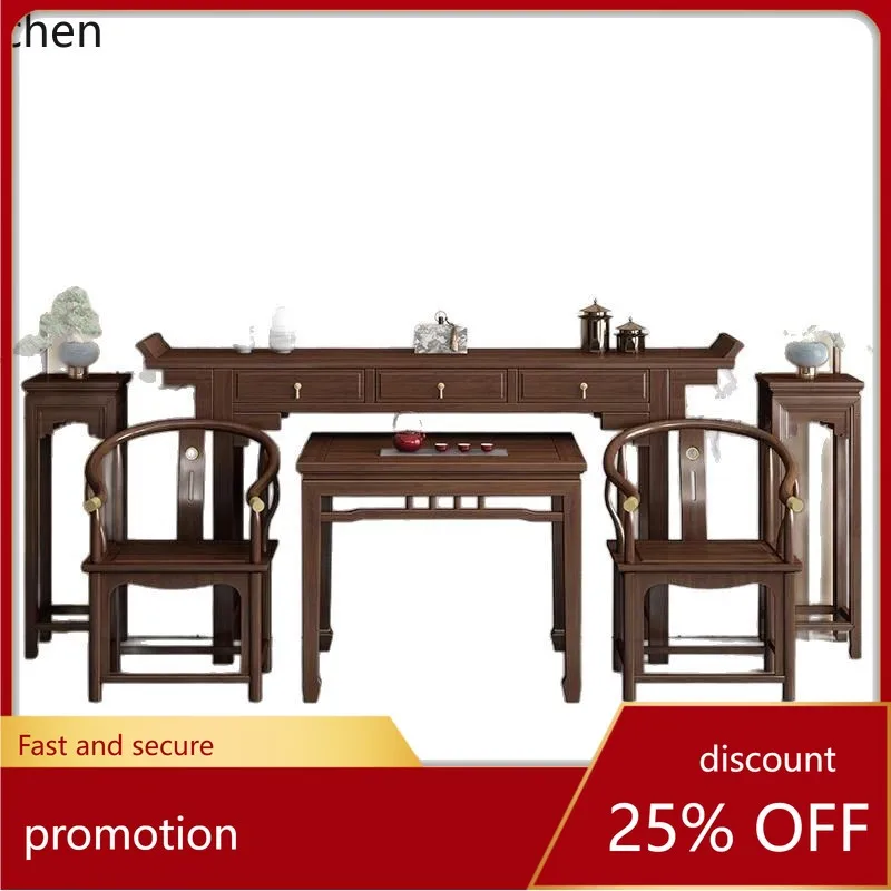 ZML Solid Wood Altar Six-Piece Set Incense Table Household Offering Table Eight Immortals Table God Altar
ZML Solid Wood Altar Six-Piece Set Incense Table Household Offering Table Eight Immortals Table God Altar