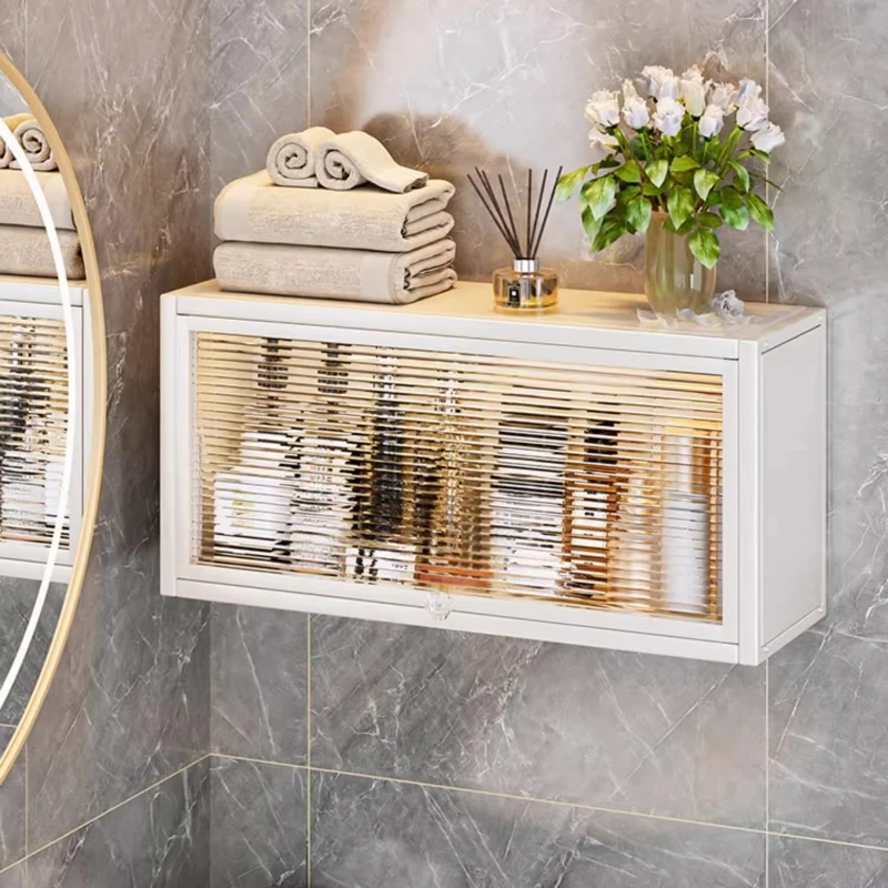 Modern Cream Vanity Cabinet, Adhesive Wall-Mounted Shelves, Spacious Makeup Organizer, Moisture-Resistant Bathroom Storage
Modern Cream Vanity Cabinet, Adhesive Wall-Mounted Shelves, Spacious Makeup Organizer, Moisture-Resistant Bathroom Storage