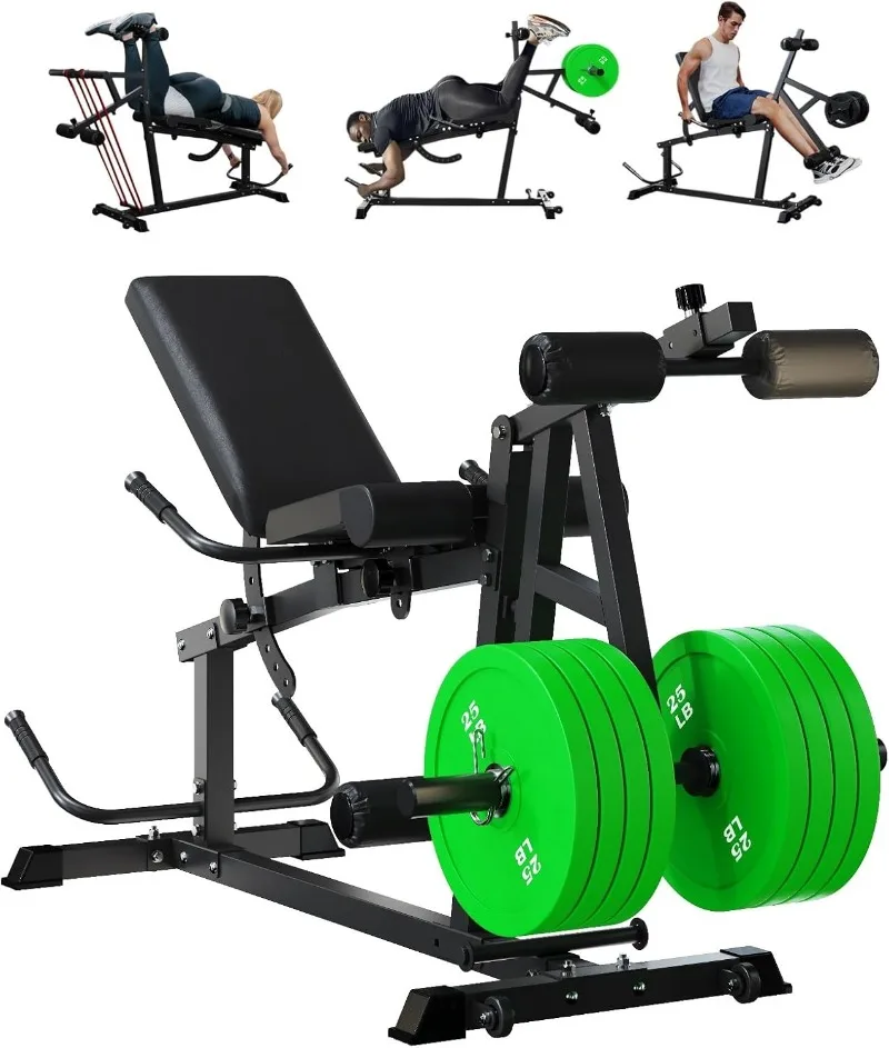 Leg Extension and Curl Machine, Adjustable Leg Workout Equipment for Home Gym, Seated Leg Extension and Lying Curl Machine for L
Leg Extension and Curl Machine, Adjustable Leg Workout Equipment for Home Gym, Seated Leg Extension and Lying Curl Machine for L