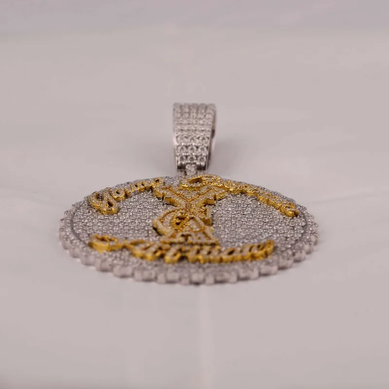 Premium S925 Silver Moissanite & Zircon Micro-Pave Pendant – Custom Iced-Out Medal Jewelry for Men & Women pendants
Premium S925 Silver Moissanite & Zircon Micro-Pave Pendant – Custom Iced-Out Medal Jewelry for Men & Women pendants
