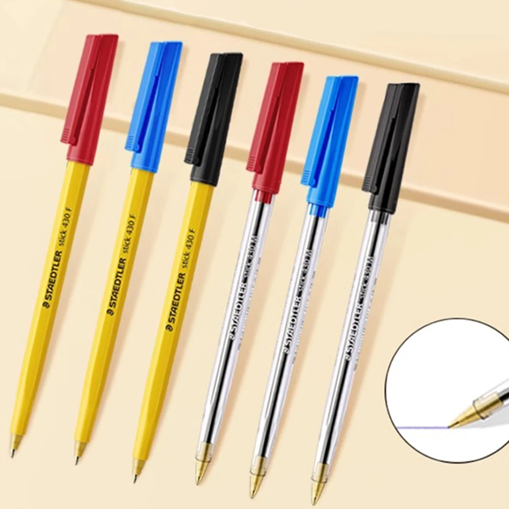 German STAEDTLER Ballpoint Pens 430F/M 0.5mm Large Capacity 0.7mm Carbon Oil Pen School Office Writing Stationery
German STAEDTLER Ballpoint Pens 430F/M 0.5mm Large Capacity 0.7mm Carbon Oil Pen School Office Writing Stationery
