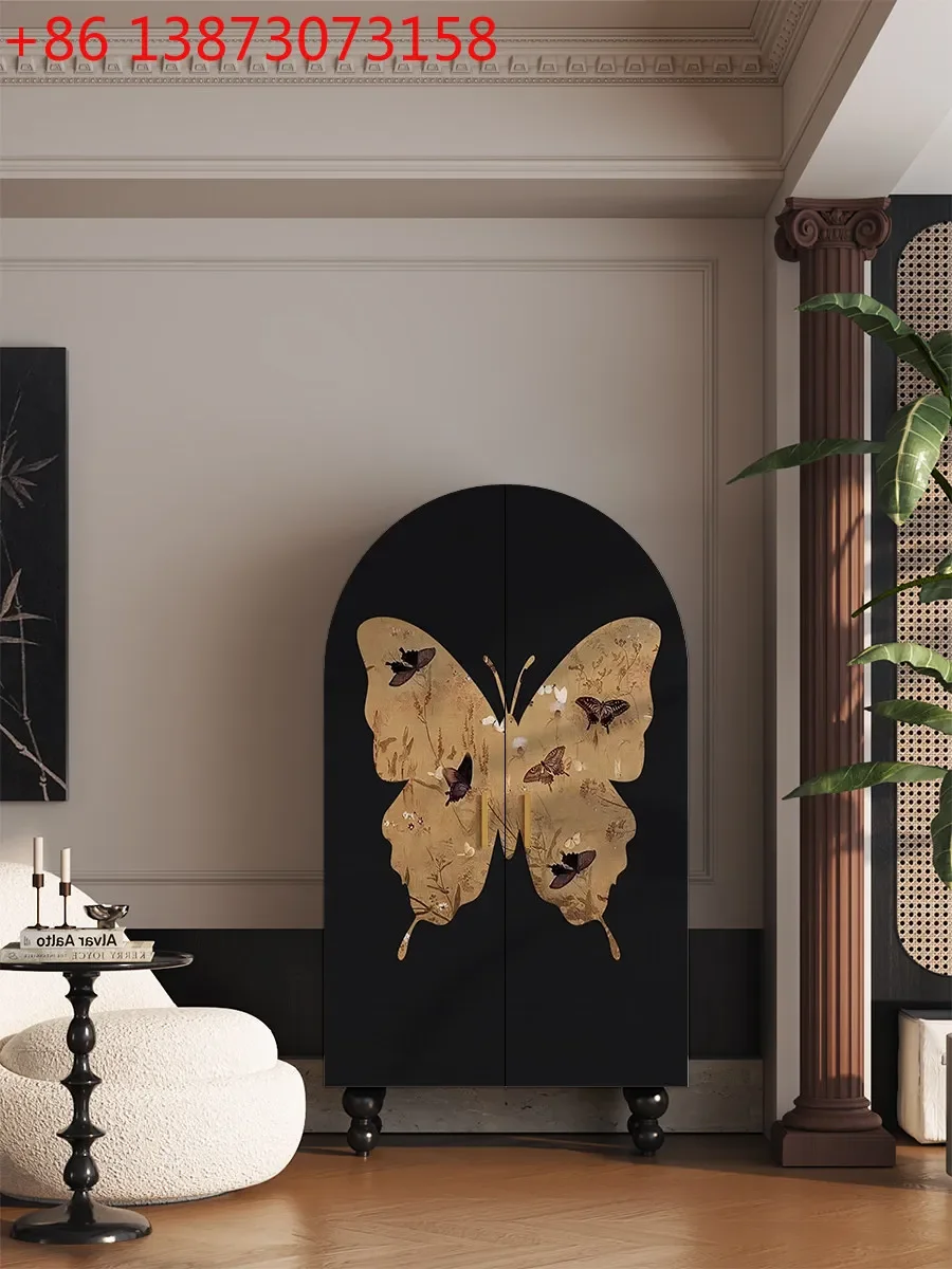 French solid wood small simple wardrobe household butterfly black corner vertical cabinet multi-functional storage cabinet
French solid wood small simple wardrobe household butterfly black corner vertical cabinet multi-functional storage cabinet