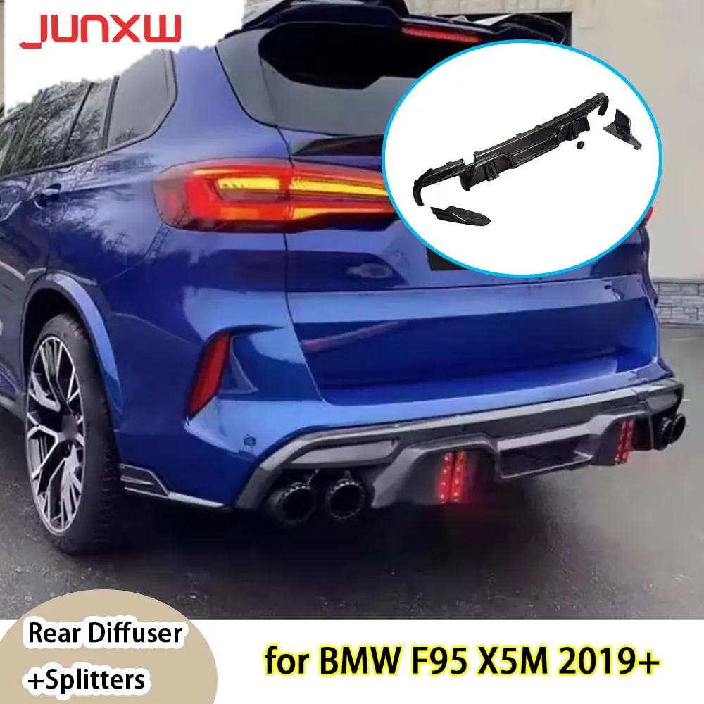 Carbon Fiber Car Rear Bumper Lip Diffuser With Splitters for BMW F95 X5M 2019-2022 FRP Rear Lip Spoiler Extension Body Kits
Carbon Fiber Car Rear Bumper Lip Diffuser With Splitters for BMW F95 X5M 2019-2022 FRP Rear Lip Spoiler Extension Body Kits