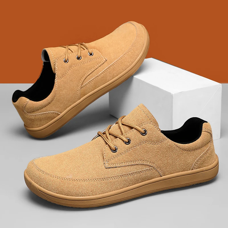 Мужская обувь широкой ширины, повседневные кроссовки из искусственной кожи на шнуровке, с широким носком, минималистичная удобная нескользящая гибкая подошва, большой размер 47-48
Мужская обувь широкой ширины, повседневные кроссовки из искусственной кожи на шнуровке, с широким носком, минималистичная удобная нескользящая гибкая подошва, большой размер 47-48