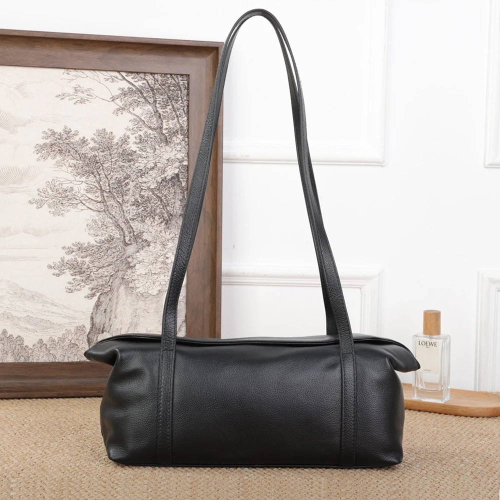Genuine Grade Leather Women's Shoulder Bags Luxury Deisgner Brand Ladeis Underarm Bag for Woman Fashion Bowling Bag 2026 Purse
Genuine Grade Leather Women's Shoulder Bags Luxury Deisgner Brand Ladeis Underarm Bag for Woman Fashion Bowling Bag 2026 Purse