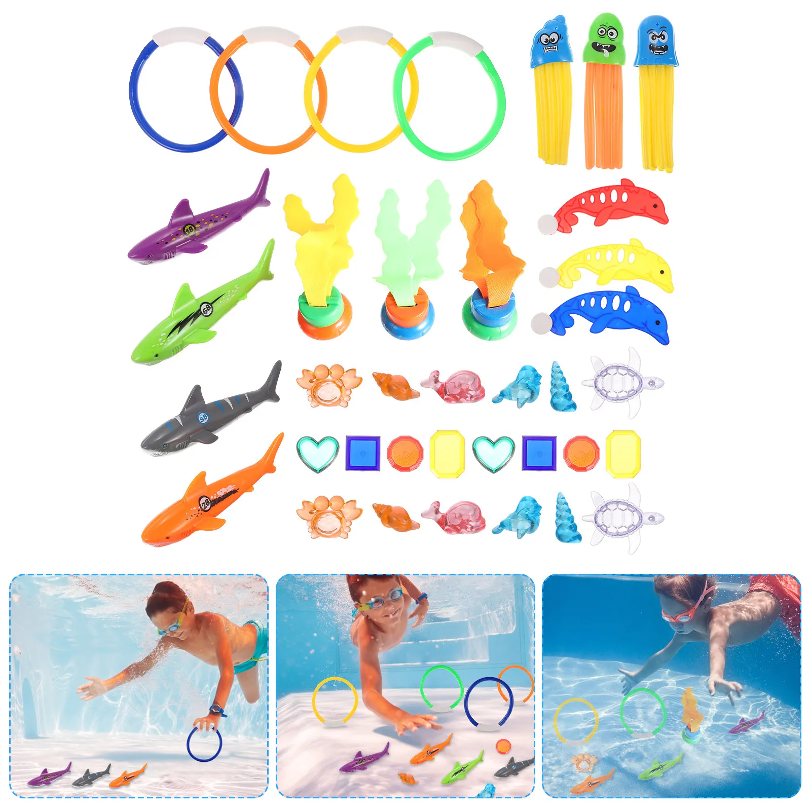 Pool Toys for Kids Diving Octopuses Toys Swimming Diving Toy Underwater Pool Diving Toy Pool Diving Toy Kit
Pool Toys for Kids Diving Octopuses Toys Swimming Diving Toy Underwater Pool Diving Toy Pool Diving Toy Kit