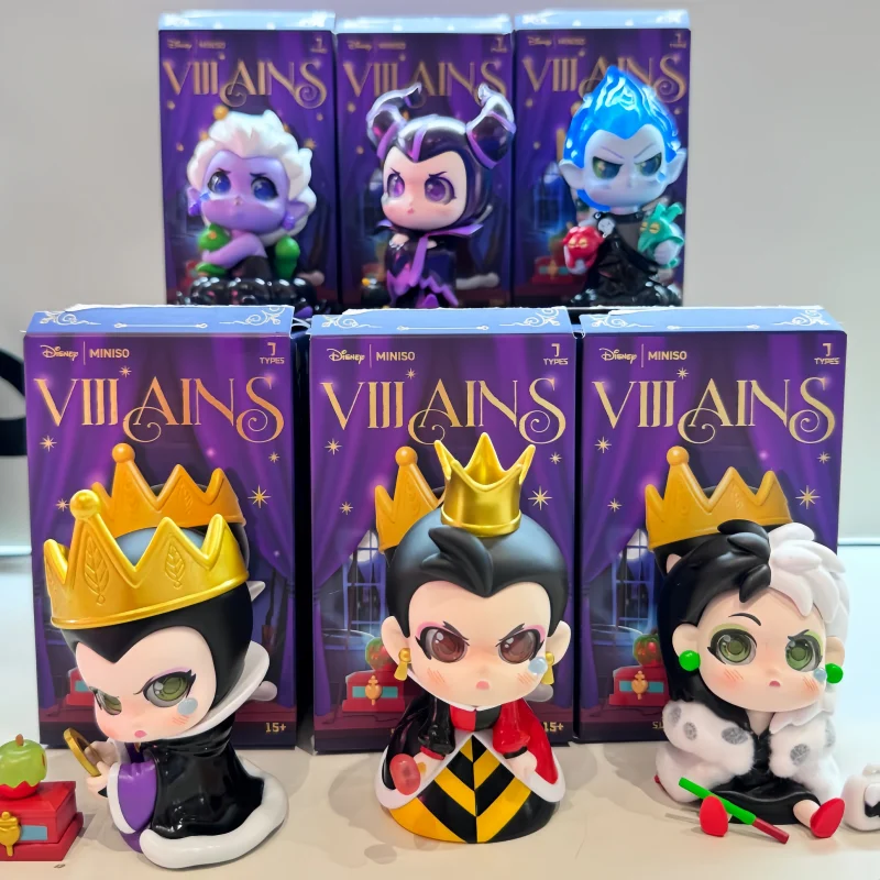 Оригинальные фигурки персонажей злодеев, серия-сюрприз, подарок, слепая коробка, игрушки, украшения, украшение для рабочего стола, модель, подарок на день рождения для девочки 
Оригинальные фигурки персонажей злодеев, серия-сюрприз, подарок, слепая коробка, игрушки, украшения, украшение для рабочего стола, модель, подарок на день рождения для девочки