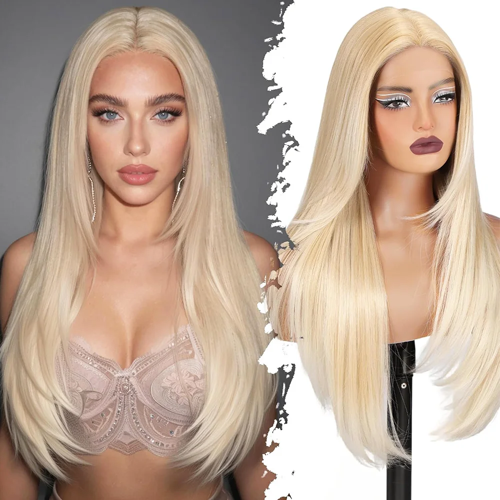 613 Blonde 13x6 HD Lace Front Wig 220% Density Bone Straight 13x4 Lace Frontal Wigs Human Hair Preplucked 30 40 Inches for Women
613 Blonde 13x6 HD Lace Front Wig 220% Density Bone Straight 13x4 Lace Frontal Wigs Human Hair Preplucked 30 40 Inches for Women