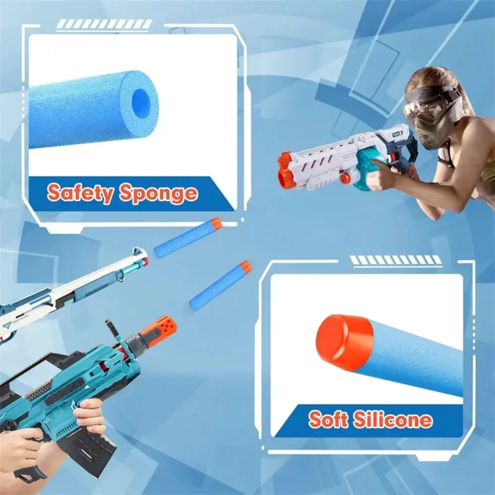 H5 kaevixdio 1000-50pcs W1-Sky Blue Solid Round Head Bullets 7.2cm for Series Blasters Refill Darts Kids Toy Gun Accessories
H5 kaevixdio 1000-50pcs W1-Sky Blue Solid Round Head Bullets 7.2cm for Series Blasters Refill Darts Kids Toy Gun Accessories