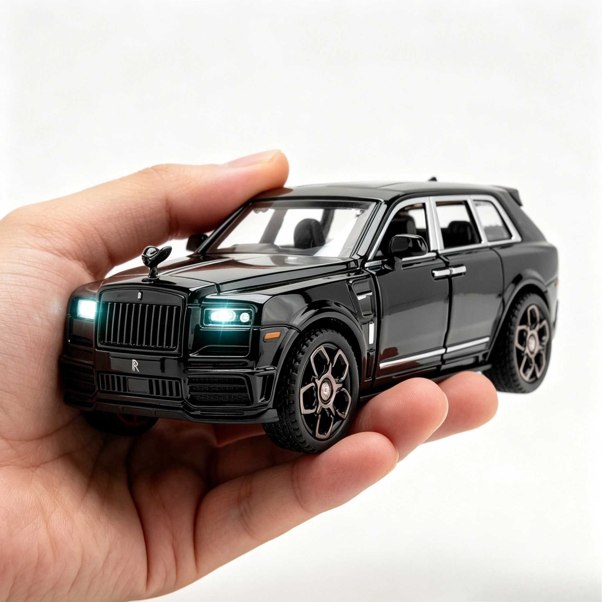 1:36 Cullinan Cars Models Toys Alloy Diecast Doors Opened with Light Sound Miniature Car Perfect Gifts
1:36 Cullinan Cars Models Toys Alloy Diecast Doors Opened with Light Sound Miniature Car Perfect Gifts