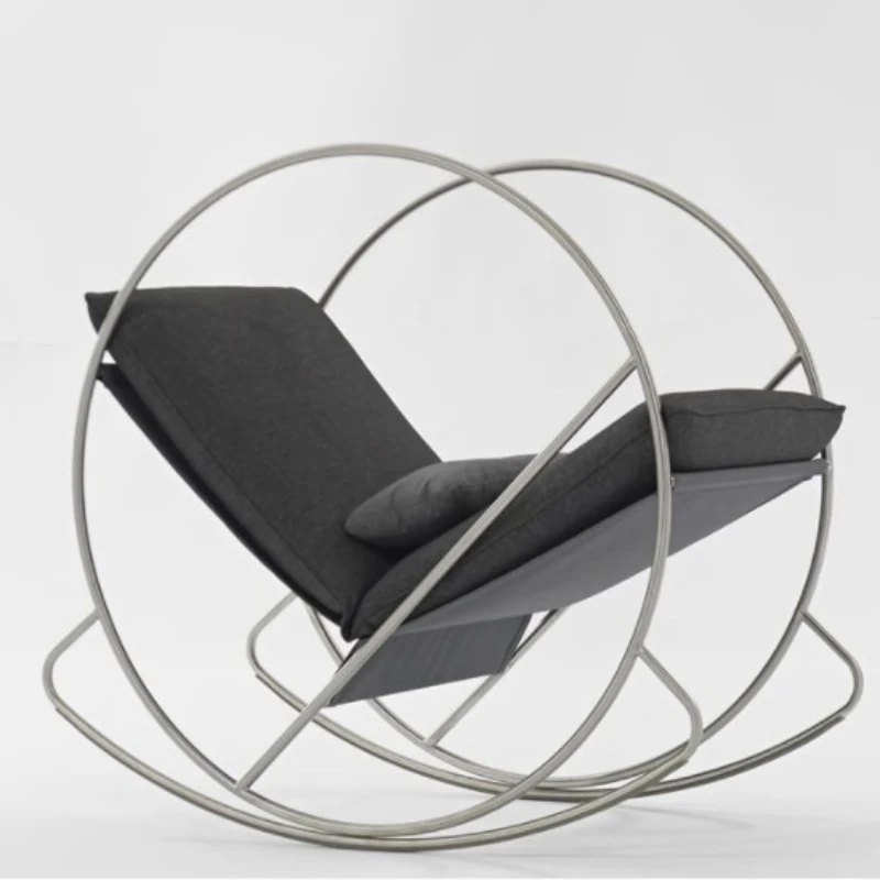 Stainless steel single chair designer outdoor swimming pool creative lounge chair balcony
Stainless steel single chair designer outdoor swimming pool creative lounge chair balcony
