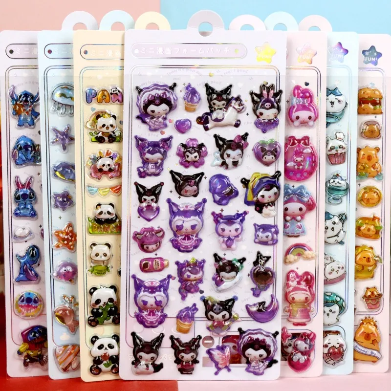 Cartoon Stitch Kuromi Cinnamon My Melody 3D Crystal Sticker Cute Embossed Diy Mobile Phone Case Decoration Sticker Girl Gifts
Cartoon Stitch Kuromi Cinnamon My Melody 3D Crystal Sticker Cute Embossed Diy Mobile Phone Case Decoration Sticker Girl Gifts