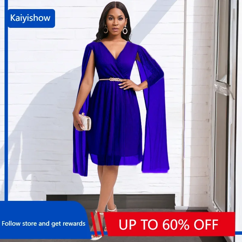 Autumn Fashion Cloak Dress Women Elegant Solid V-Neck Cloak Long Sleeve Belt High Waist A-line Dress Women
Autumn Fashion Cloak Dress Women Elegant Solid V-Neck Cloak Long Sleeve Belt High Waist A-line Dress Women